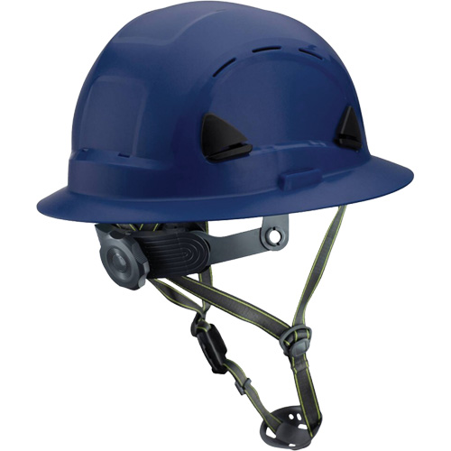 Fibre Metal Climbing Style Helmet with Full Brim, Meets CSA Type 2, Ratchet Suspension, Vented Rock Safety Industrial Ltd
