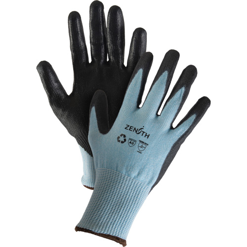 Eco-Friendly Stretch Cut-Resistant Gloves, Size 11, 13 Gauge, Polyurethane Coated, HPPE/RPET Shell, ASTM ANSI Level A3 Rock Safety Industrial Ltd