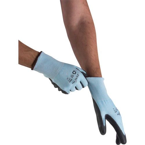 Eco-Friendly Stretch Cut-Resistant Gloves, Size 11, 13 Gauge, Polyurethane Coated, HPPE/RPET Shell, ASTM ANSI Level A3 Rock Safety Industrial Ltd