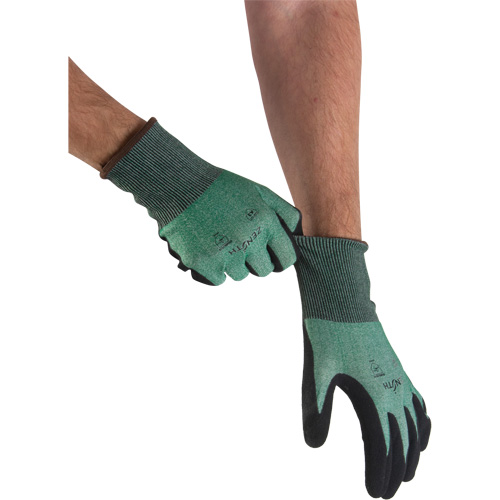 Lightweight High-Dexterity Cut-Resistant Gloves, Size 9, 21 Gauge, Foam Nitrile Coated, Stainless Steel/HPPE Shell, ASTM ANSI Level A3 Rock Safety Industrial Ltd