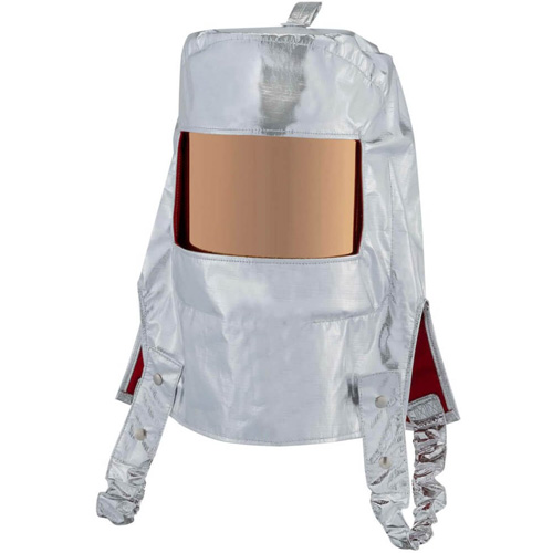 Heat Reflective Hood with Clear Gold Window Rock Safety Industrial Ltd