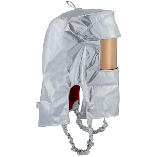 Heat Reflective Hood with Clear Gold Window Rock Safety Industrial Ltd