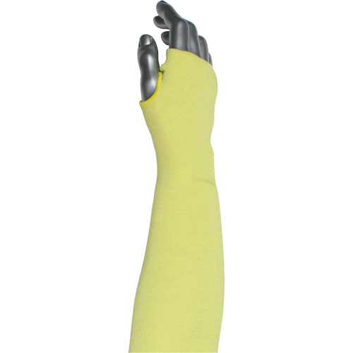 Kut Gard&reg; Single-Ply Cut-Resistant Sleeve, Aramid/ATA&reg;, 12", ASTM ANSI Level A4, Yellow Rock Safety Industrial Ltd