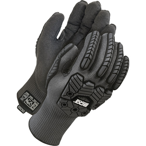 Gants antichocs doubl&eacute;s r&eacute;sistants &agrave; la coupe Deny, 7, Paume en Microfibre, Poignet &eacute;lastique Rock Safety Industrial Ltd
