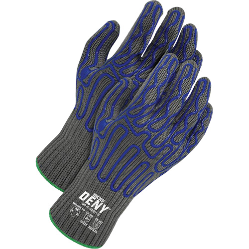 Deny&reg; Coated Cut-Resistant Food Contact Gloves, Size 8, 7 Gauge, Silicone Coated, HPPE Shell, ASTM ANSI Level A9/EN 388 Level F Rock Safety Industrial Ltd