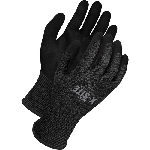 Gants enduits r&eacute;sistants &agrave; la coupe pour &eacute;cran tacticle X-Site, Taille 7, Calibre 18, Rev&ecirc;tement Polyur&eacute;thane, Enveloppe en PEHP, ASTM ANSI niveau A4 Rock Safety Industrial Ltd