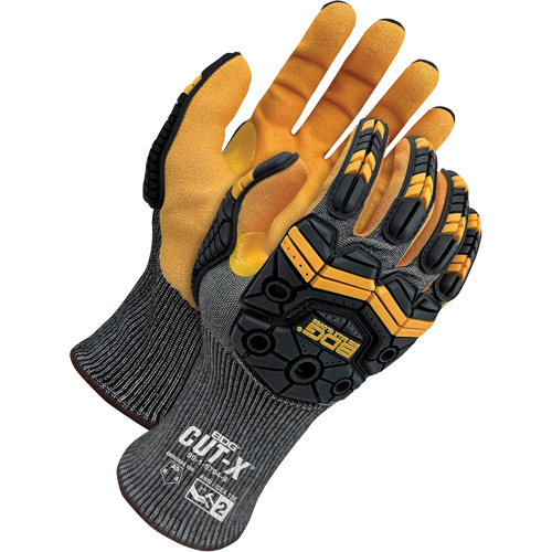 Gants antichocs r&eacute;sistants &agrave; la coupe pour &eacute;crans tactiles Cut-X, 12, Paume en Mousse de nitrile, Poignet &eacute;lastique Rock Safety Industrial Ltd