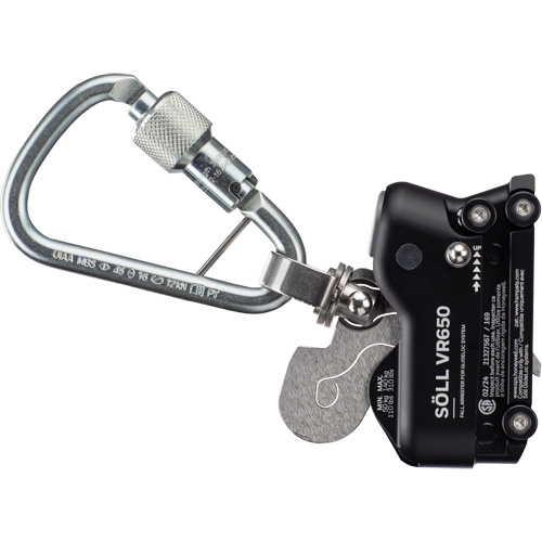 Dispositif antichute pour syst&egrave;me GlideLoc VR650 Rock Safety Industrial Ltd
