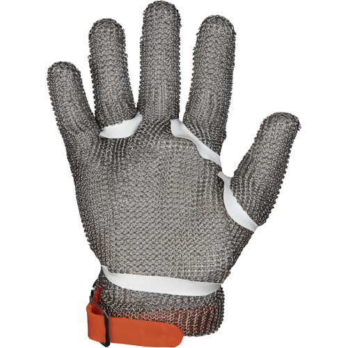 Gants en maille m&eacute;tallique MMG conformes aux normes alimentaires, Taille 2T-petit, Enveloppe en Acier inoxydable, ASTM ANSI niveau A9 Rock Safety Industrial Ltd