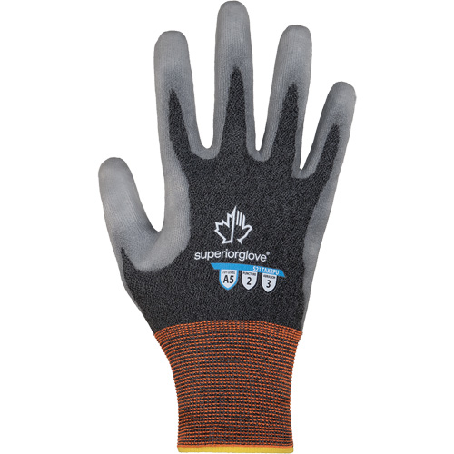 Dexterity Pro S21TAXRPU Cut Protection Gloves, Size 10, 21 Gauge, Polyurethane Coated, Nylon/TenActiv Shell, ASTM ANSI Level A5 Rock Safety Industrial Ltd