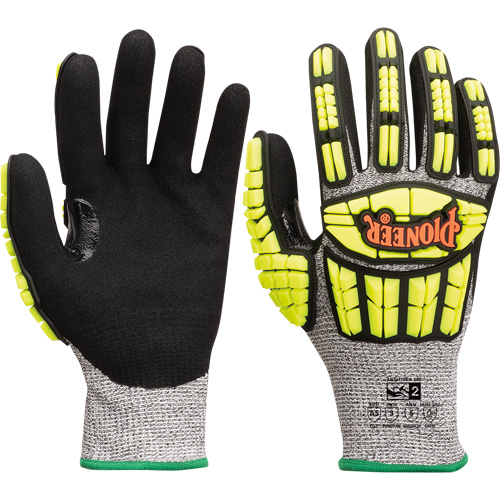 Gants r&eacute;sistant aux coupures et chocs, Petit, Paume en Synth&eacute;tique, Poignet Poignet en tricot Rock Safety Industrial Ltd