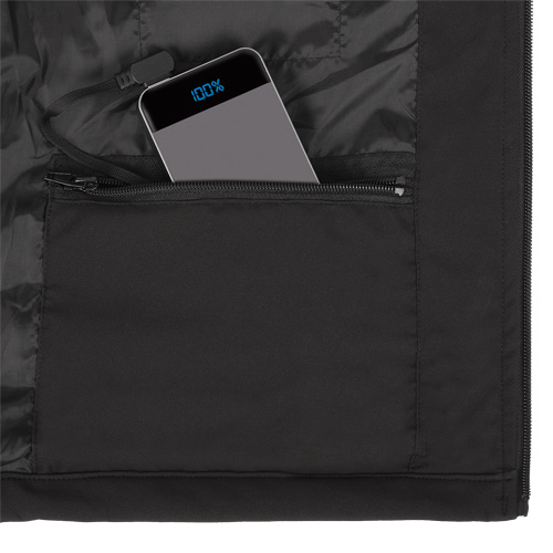 Veste chauffante Softshell, Hommes, 4T-Grand, Noir Rock Safety Industrial Ltd