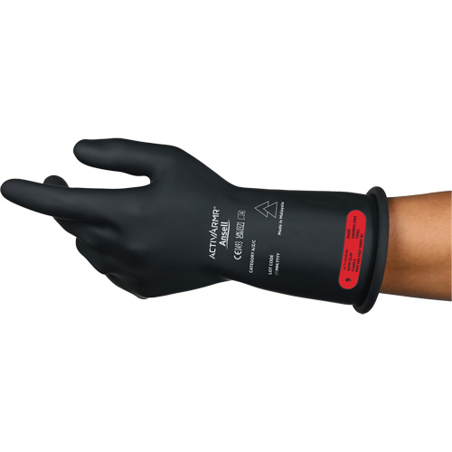 Gants &eacute;lectriques isol&eacute;s ultra l&eacute;gers ActivArmr RIG R011BUL, ASTM classe 0, Taille 9, 11" lo Rock Safety Industrial Ltd