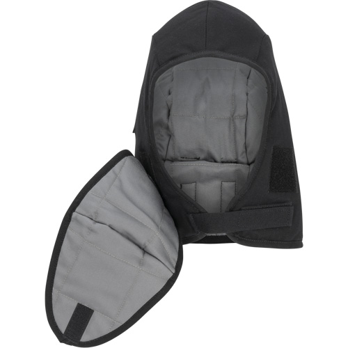 Doublure matelass&eacute;e ignifug&eacute;e Pioneer 766A pour casque de s&eacute;curit&eacute; avec embout buccal amovible, Noir/Gris, Coton/FR-Tech/Modacrylique/Nylon Rock Safety Industrial Ltd