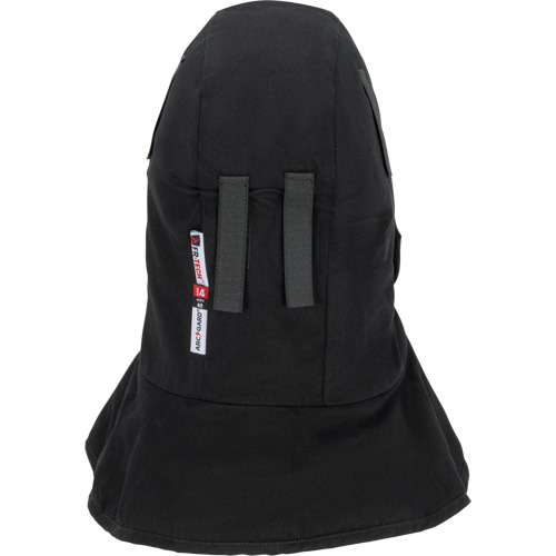 Doublure matelass&eacute;e ignifug&eacute;e Pioneer 765A pour casque de s&eacute;curit&eacute; avec un long cou et embout buccal amovible, Noir/Gris, Coton/FR-Tech/Modacrylique/Nylon Rock Safety Industrial Ltd