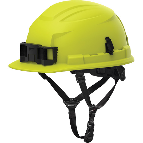 Casque de s&eacute;curit&eacute; &agrave; bordure avant BOLT, R&eacute;pond aux normes CSA type 2, Suspension Rochet, Non ventil&eacute; Rock Safety Industrial Ltd
