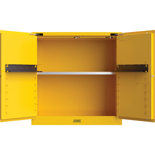 Armoire de s&eacute;curit&eacute; pour produits inflammables Utili-Guard+, 30 gal., 1 Porte(s), 43" La x 44" h x 22" p Rock Safety Industrial Ltd