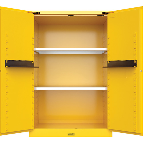 Utili-Guard+ Flammable Safety Cabinet, 90 Gal., 2 Door, 43" W x 65" H x 37" D Rock Safety Industrial Ltd