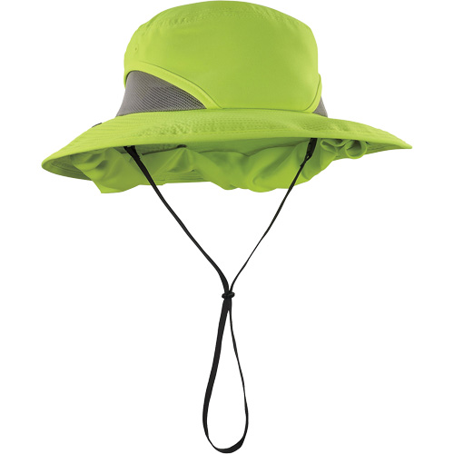 Chapeau de garde forestier 8934 Chill-Its avec prot&egrave;ge-nuque, petit/moyen, Lime haute visibilit&eacute; Rock Safety Industrial Ltd