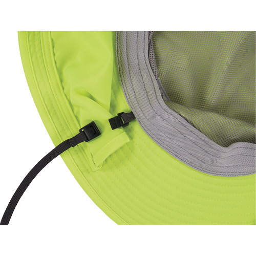Chapeau de garde forestier 8934 Chill-Its avec prot&egrave;ge-nuque, petit/moyen, Lime haute visibilit&eacute; Rock Safety Industrial Ltd