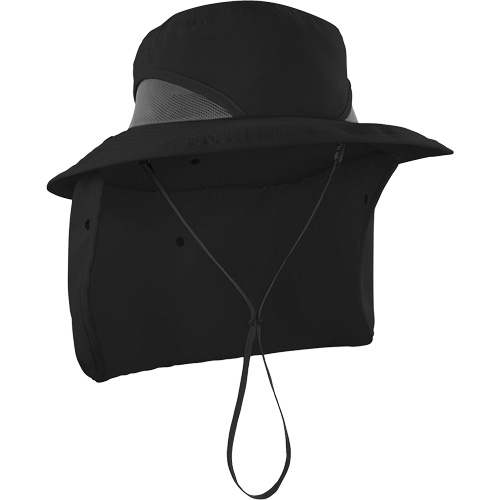 Chill-Its 8934 Ranger Hat with Neck Shade, Large/X-Large, Black Rock Safety Industrial Ltd