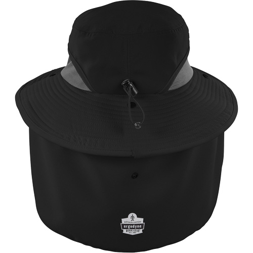 Chill-Its 8934 Ranger Hat with Neck Shade, Large/X-Large, Black Rock Safety Industrial Ltd