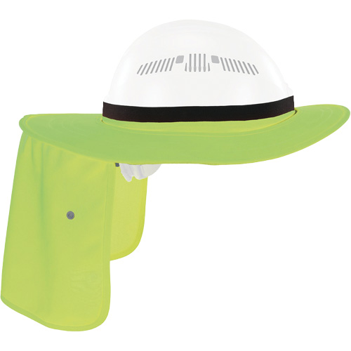 Chill-Its 6661 Universal Hard Hat Brim with Neck Shade, Hi-Vis Lime Rock Safety Industrial Ltd