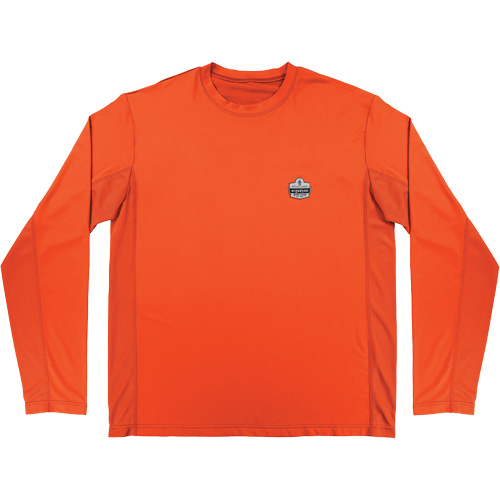 Chemise de refroidissement &agrave; manches longues avec protection solaire et UV Chill-Its 6689, Orange, Petit Rock Safety Industrial Ltd
