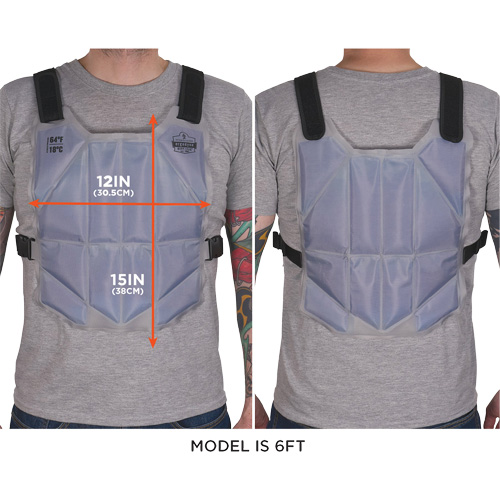 Veste de refroidissement de changement de phase Chill-Its6210, Taille unique, Bleu Rock Safety Industrial Ltd