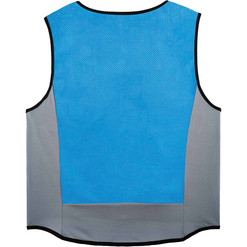 Veste de refroidissement &eacute;vaporatif Chill-Its 6667 avec fermeture &agrave; glissi&egrave;re, T-Grand, Bleu Rock Safety Industrial Ltd