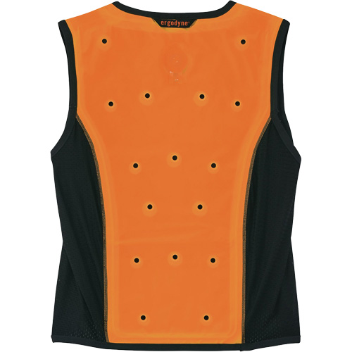 Chill-Its 6685 Dry Evaporative Cooling Vest with Zipper Closure, Medium, Orange Rock Safety Industrial Ltd