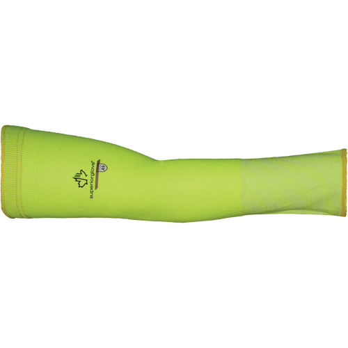 Max Cut Resistant Sleeves - X-Large, TenActiv, 12", ASTM ANSI Level A9, High Visibility Lime Rock Safety Industrial Ltd