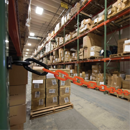 Magnetic Chain Barrier Warehouse Kit, Orange Rock Safety Industrial Ltd