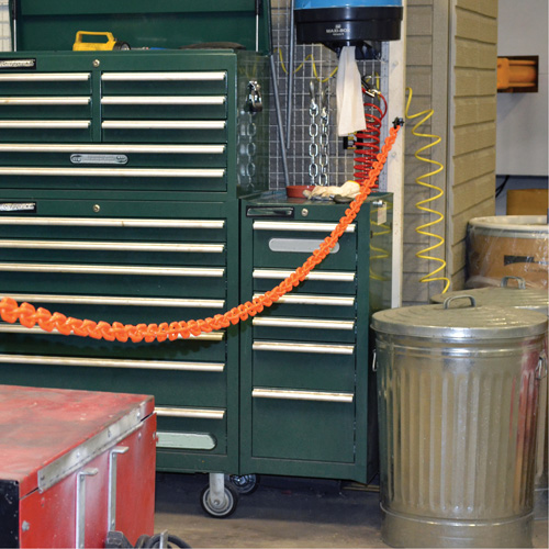 Magnetic Chain Barrier Warehouse Kit, Orange Rock Safety Industrial Ltd