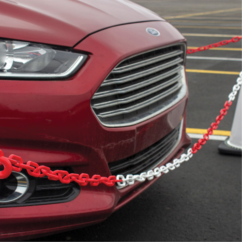 Bicolour Plastic Barrier Chain, Green/White Rock Safety Industrial Ltd