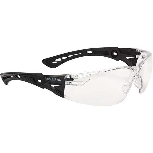 Rush+ Small BSSI Safety Glasses, Clear Lens, Anti-Fog/Anti-Scratch, ANSI Z87+ Rock Safety Industrial Ltd