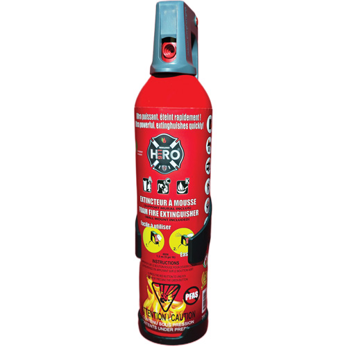 Hero 911 PFAS-Free Fire Extinguisher, ACK, 750 ml Capacity Rock Safety Industrial Ltd