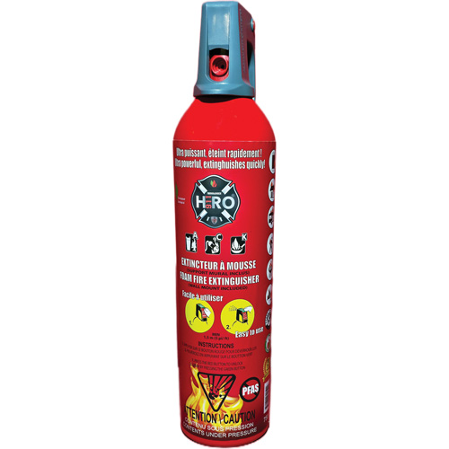 Hero 911 PFAS-Free Fire Extinguisher, ACK, 750 ml Capacity Rock Safety Industrial Ltd