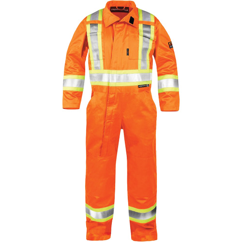 High-Visibility Fire-Resistant Coveralls, Size Small, Orange Rock Safety Industrial Ltd