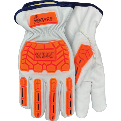 Scape Goat Cut-Resistant Gloves, 3X-Large, Goatskin Palm, Elastic/Driver Cuff Rock Safety Industrial Ltd