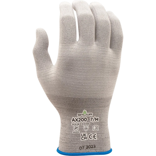 Gants AX200 ESD, Nylon, Calibre 18, 7/Moyen Rock Safety Industrial Ltd