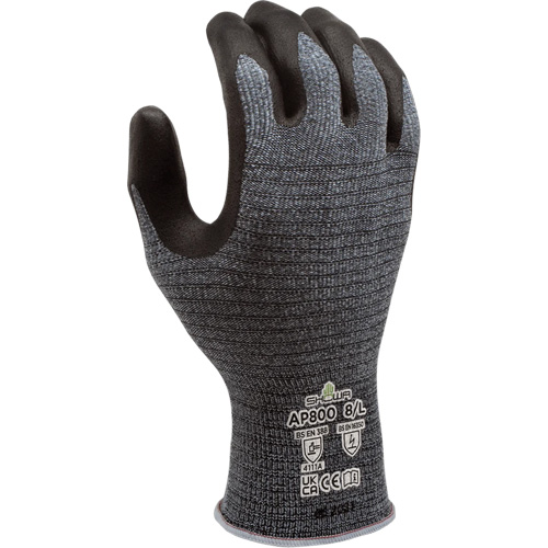 AP800 ESD Gloves, 6/Small, Microfoam Nitrile Coating, 13 Gauge, Polyester Shell Rock Safety Industrial Ltd