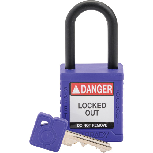 Cadenas de s&eacute;curit&eacute; Velocity, Cadenas de s&eacute;curit&eacute;, Cl&eacute;s diff&eacute;rentes, Nylon, Largeur de 1-1/2" Rock Safety Industrial Ltd