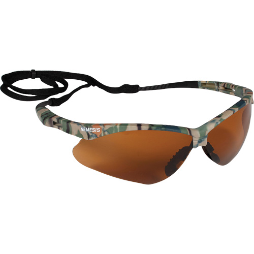 Lunettes de s&eacute;curit&eacute; Nemesis Kleen-Guard, Lentille Bronze, ANSI Z87+ Rock Safety Industrial Ltd