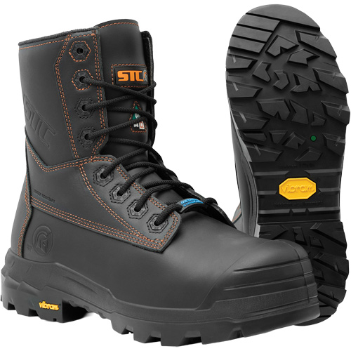 Bottes de travail Metpro Flex avec protecteur m&eacute;tatarsien, Cuir, Taille 5, Imperm&eacute;able Rock Safety Industrial Ltd