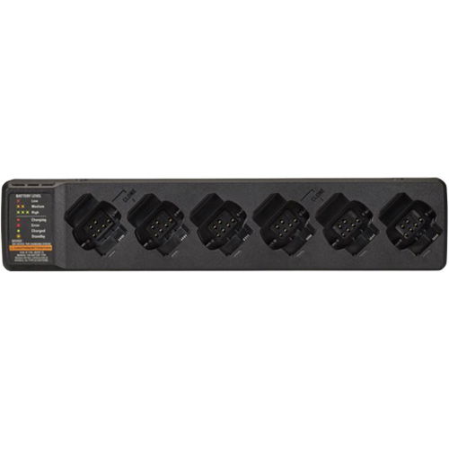 Chargeur multi-unit&eacute;s &agrave; 6 emplacements pour radio bidirectionnelle Curve Rock Safety Industrial Ltd