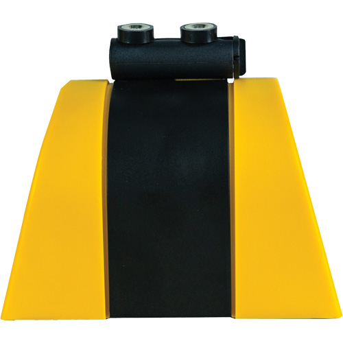HAZLOK Safety Barrier System, Plastic, Magnetic Mount, 30', Black and Yellow Tape Rock Safety Industrial Ltd