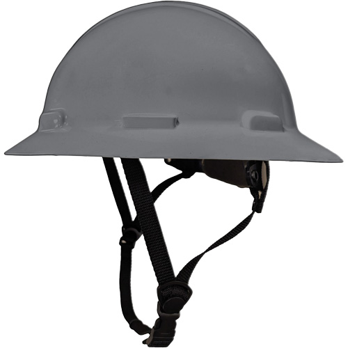 LIDGUARD&reg; Full Brim Hardhat with Chinstrap, Meets CSA Type 2, Ratchet Suspension, Vented Rock Safety Industrial Ltd