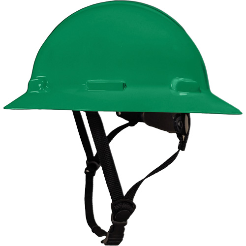 LIDGUARD&reg; Full Brim Hardhat with Chinstrap, Meets CSA Type 1, Ratchet Suspension, Vented Rock Safety Industrial Ltd