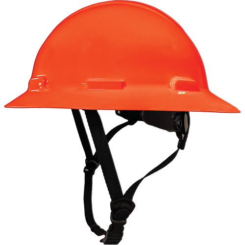 LIDGUARD&reg; Full Brim Hardhat with Chinstrap, Meets CSA Type 2, Ratchet Suspension, Vented Rock Safety Industrial Ltd